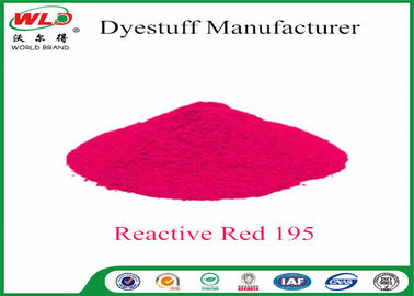 Pewarna Pakaian Merah Murni CI Red 195 Reactive Red Wbe Powder Dye Untuk Pakaian
